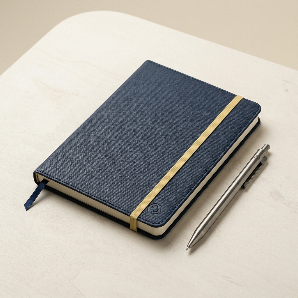 Premium notebook and writing accessories